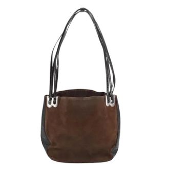 Bally Pre-owned Camoscio handbags - - Pre-owned - Donna - Marrone - ONE SIZE