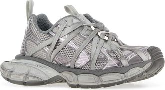 Balenciaga Womens Grey Rubber And Fabric 3xl Extreme Sneakers Mix