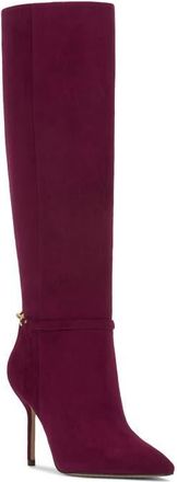 Vince Camuto Mirtha Pointed Toe Knee High Boot in Light Wineberry at Nordstrom, Size 6.5 Regular Calf