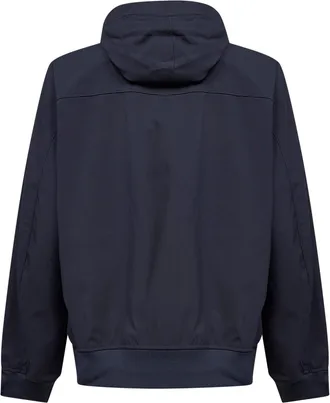 Stone Island Mens Blue Light Soft Shell-R Hooded Jacket Polyester Parkas Coat