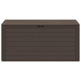 Berkfield Home Garden Storage Box Brown 116x44x55 cm | Size: 116 x 44 x 55 cm