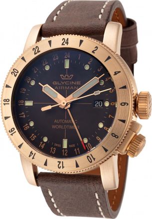 Glycine GL0166 Mens Airman Watch - Brown - One Size