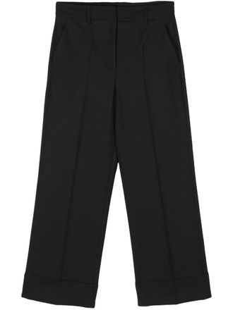 Incotex wide-leg tailored trousers - Black