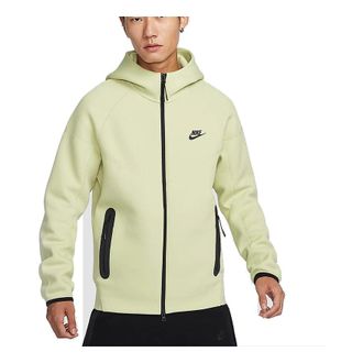 Nike Tech Fleece Full-Zip Windrunner Hooded Jacket Asia Sizing Yellow Green FB7922-371