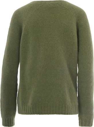 Max Mara Womens Crewneck Jumper Ghiacci Pistachio Alpaca (vicugna Pacos Jumpers Sweater