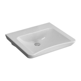 Vitra Lavabo S20 600 x 545/510 mm senza foro rubinetto, senza foro troppopieno bianco Vitra