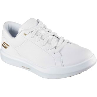 Skechers GO GOLF Drive 12 Leather Womens White/Gold Shoes - Size UK 7