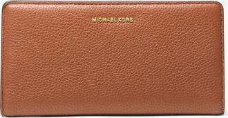 Michael Kors Bryant Large Pebbled Leather Snap-Front Wallet