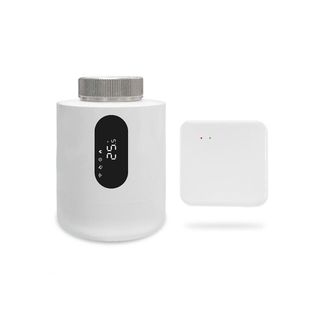 OEM Termostato Para Radiador Tuya Zigbee 3.0, V&aacute;lvula Termost&aacute;tica Trv Para Radiador, Controlador De Temperatura Programable Con Puerta De Enlace