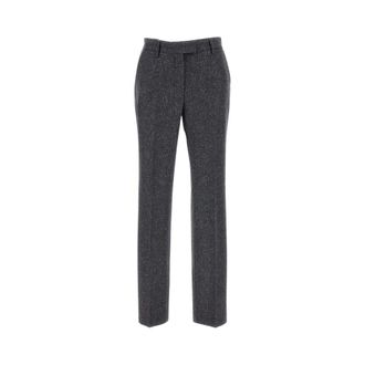 Alberto Biani Pantalones Rectos - Trousers - Mujer - Gris - 2XS