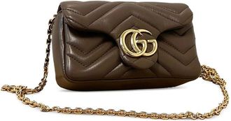 Gucci Marmont Matelass&eacute; Calf Leather Mini Bag