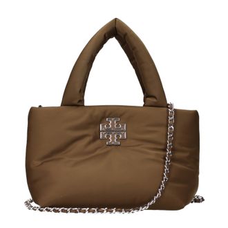Tory Burch Tory Burch Britten Damens Stoffhandtaschen Braun/Kaffee
