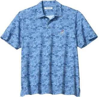 Tommy Bahama Mens Tommy Bahama Royal Los Angeles Dodgers Bahama Coast Palm Retreat IslandZone Polo at Nordstrom, Size Xx-Large