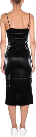 McQ by Alexander McQueen Slim Fit Polyester Dress - Black
