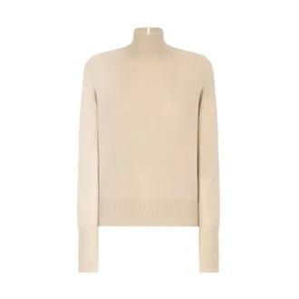 Pinko Pinko, Truien & Vesten, Dames, Beige, L, Nizza Maglia Turtleneck