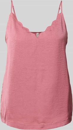 Only Regular Fit Blusentop mit V-Ausschnitt Modell DEBBIE in Altrosa, Größe 42