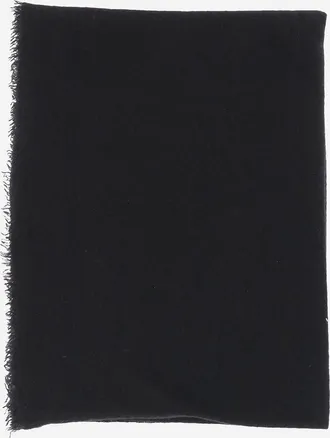 Faliero Sarti Womens Scarf Adriel Black Cashmere Scarfs