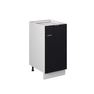 Vicco Mueble Bajo Para Fregadero/placa Fame-line, Rayas Negras, 40 Cm, Et Antracita, Vicco