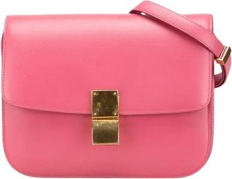 Celine Pre-owned Cross Body Bags, female, Pink, Size: ONE SIZE Pre-owned Crossbody Bag
