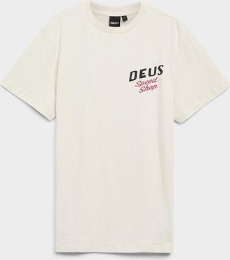 Deus Mens Speed Shop graphic T-shirt