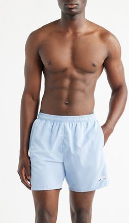 BOSS Swordfish Swim Trunks in Light/Pastel Blue at Nordstrom, Size Xx-Large