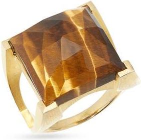 Dean Davidson Plaza Ring in Tiger Eye/gold at Nordstrom, Size 7