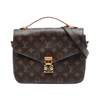 Louis Vuitton Pre-owned Handbags, female, Brown, Size: ONE SIZE Pre-owned Pochette Metis