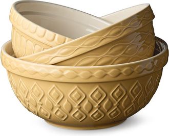 Certified International Vintage Farm Set Of 3 Mixing Bowls