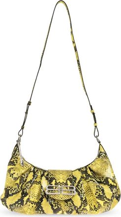 Balenciaga Tassen, Dames, Geel, ONE Size, Katoen, Pamela Medium Shoulder Bag