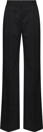 Dolce & Gabbana Pantaloni in lana - - Trousers - Donna - Nero - M