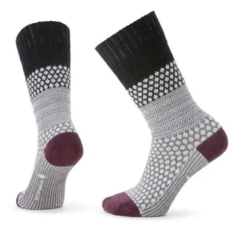 Smartwool Everyday Cozy Popcorn Cable Crew Socks Multifunktionssocken f&uuml;r Damen | grau