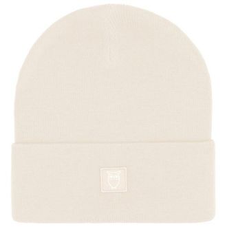 Knowledge Cotton Apparel Double Layer Fine M. Wool Beanie M&uuml;tze - Unisex | wei&szlig;