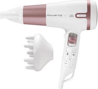 Rowenta Secador De Pelo Rowenta Cv7460 2400w - Oro Rosa, Blanco - 2 Velocidades - 3 Temperaturas - I&oacute;nico