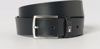 Tommy Hilfiger Cintura da bambino in pelle liscia con fibbia ad ardiglione