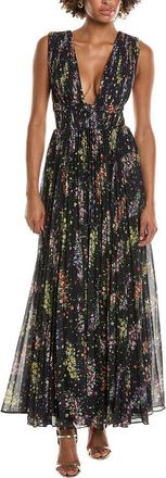 AMUR Valentino Deep-V Gown