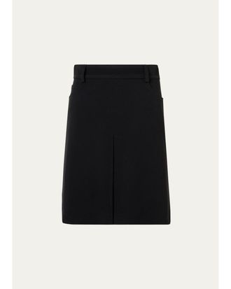 Akris Wool Mini Skirt