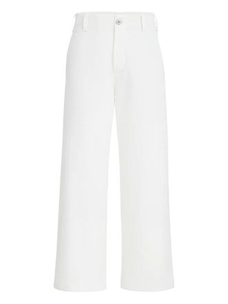 Brunello Cucinelli Pantaloni con zip - Bianco