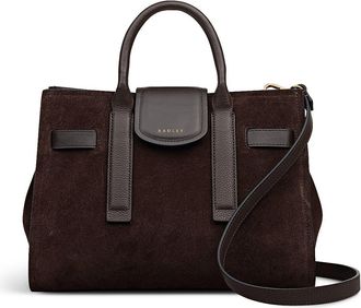 Radley London St Pancras Lane - Suede Small Open Top Satchel Bag