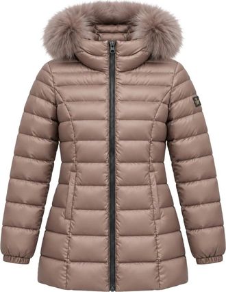 RefrigiWear Giacca Long Mead con pelliccia - - Coats - Donna - Beige - M