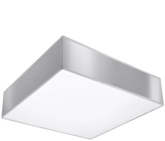 Sollux Lighting Design Deckenlampe Horus &oslash; 35cm, Grau