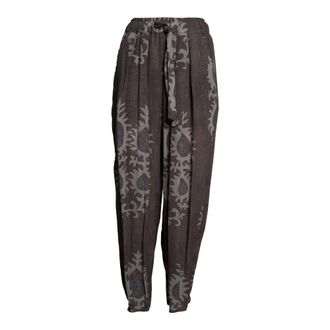Bazar Deluxe Bazar Deluxe, Tapered Trousers, female, Brown, Size: 2XS Tapered Trousers