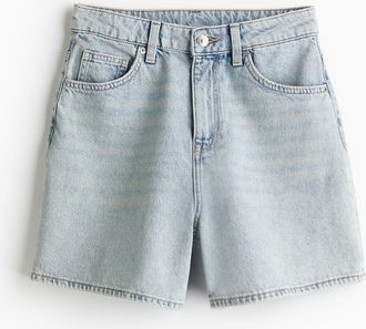 H&M Mom High Jeansshorts - Blue