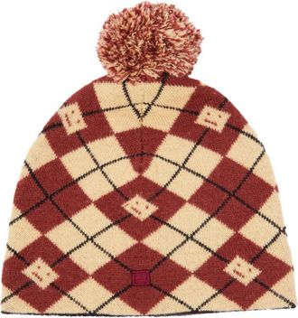 Acne Studios Argyle Face Beanie Muts - Heren - Hoeden - Veelkleurig - ONE Size - Wol - Accessoires