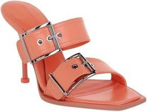Alexander McQueen Punk Double Buckle Sandal in Apricot at Nordstrom Rack, Size 10Us / 40Eu
