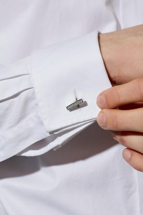 Ferragamo Cufflinks, Mens, Silver