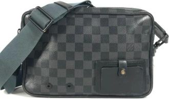 Louis Vuitton Pre-owned Canvas Crossbody Tas - Heren - Vintage Schoudertas - Zwart - ONE Size - Vintage