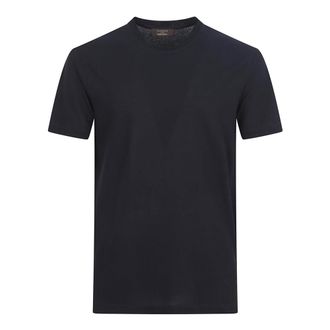 Zanone T-Shirts, male, Blue, Size: 3XL Ice Cotton T-shirt