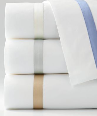 Matouk 600 Thread Count Lowell Flat Sheet, KING