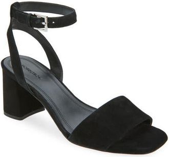 Nordstrom Beatrix Ankle Strap Sandal in Black at Nordstrom, Size 5.5