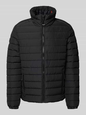 Superdry Steppjacke mit Stehkragen Modell Fuji in Black, Größe XXL